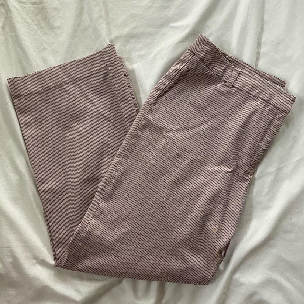 cropped capri work pants